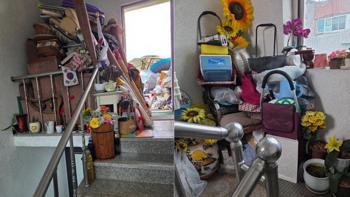 빌라 옥상에 잡동사니 산더미…“못 살겠다” 울분