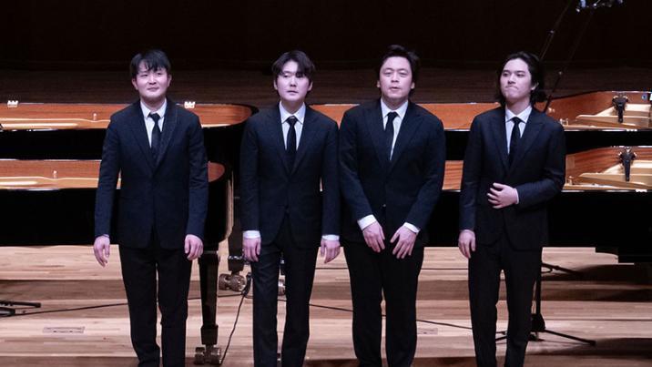 韓 스타 피아니스트 4명의 선율로 기린 ‘정주영’