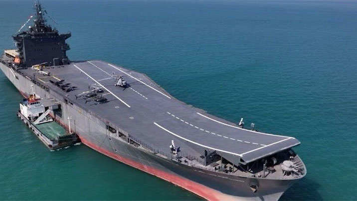 세계 최초 이란 ‘드론 항모’, 알고보니 한국산?