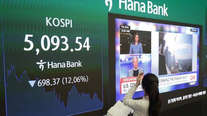 코스피 사상최대 폭락…‘9·11’ 때보다 잔인했다