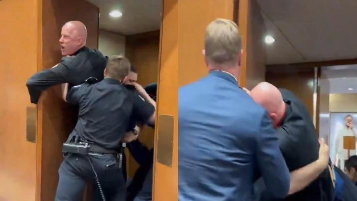 “우리 아들-딸 왜 죽어야하나” 항의…팔 부러진채 끌려나갔다