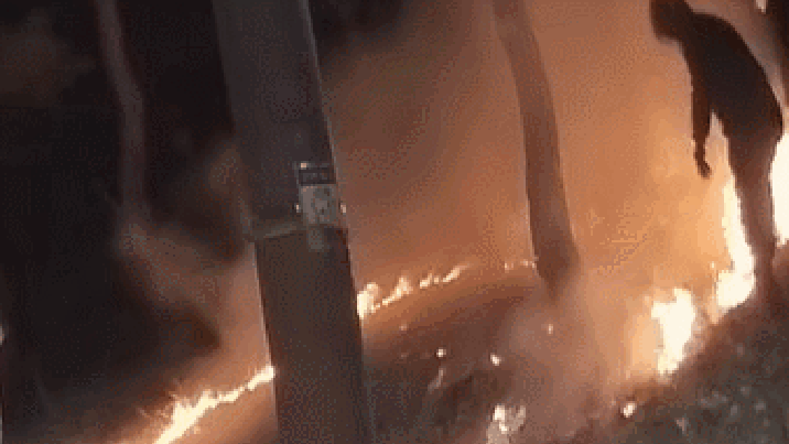 “방화범 신난 듯 서있어”…새벽 배달기사·시민이 큰불 막아