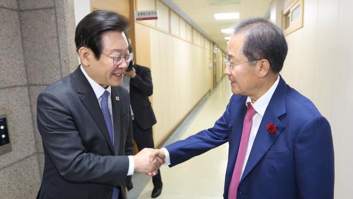 홍준표, 李 오찬 후 총리설에 “자리 흥정하러 간 것 아냐”