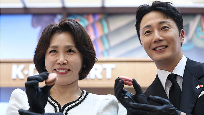김혜경, ‘베트남 국민사위’ 정일우와 K컬처 홍보 “젊은분들 약과 좋아해”