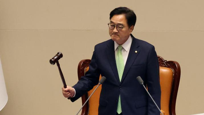 국회, 개헌안 ‘투표 불성립’…국힘 불참에 정족수 미달