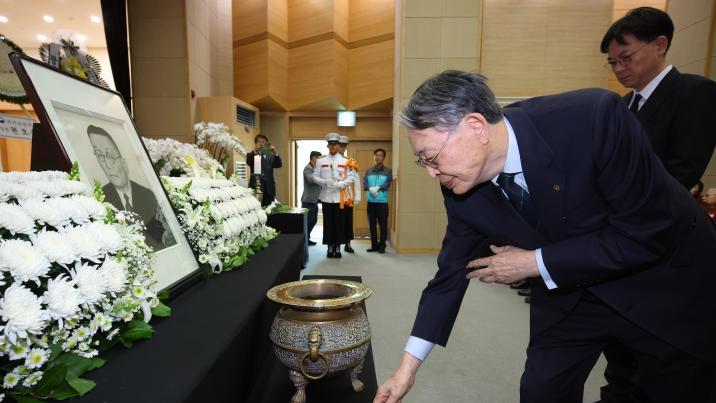 송진우 선생 탄생 136주년 추모식