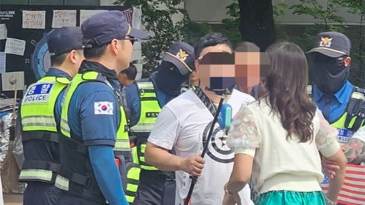 ‘올공 집회’서 경찰에 침뱉고 욕설한 40대女 구속