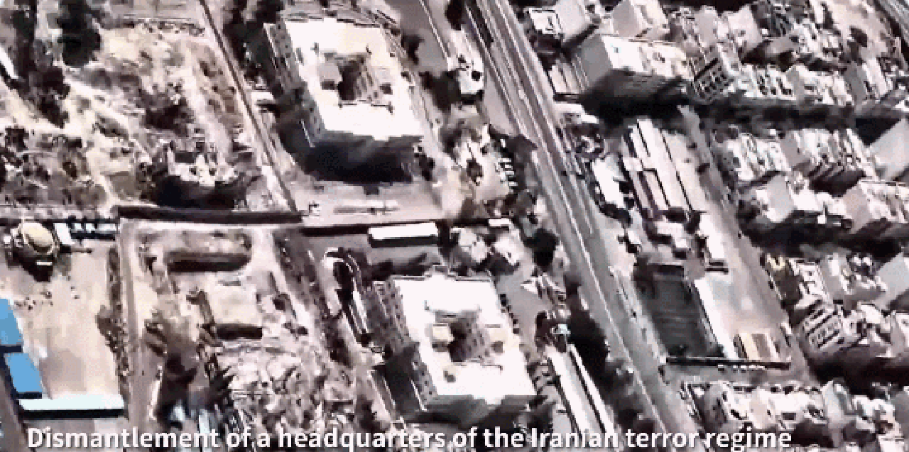 검은 먹구름 뒤 ‘번쩍’, 땅이 무너졌다…하메네이 공습 영상 공개