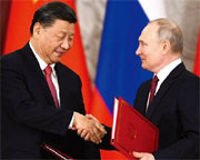 “러시아, 중국 경제 식민지 될 수도”…서방의 대러제재에 웃는 중국