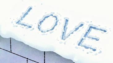 겨울 동네, 눈 같은 낭만