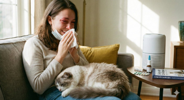 고양이 알레르기 원인은 털에 묻은 침