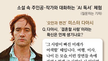 소설 ‘오만과 편견’ 읽다가, 주인공과 연애상담