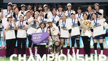 ‘쿠바 특급’ 실바 104점 괴력… GS칼텍스, 봄배구 6연승 우승