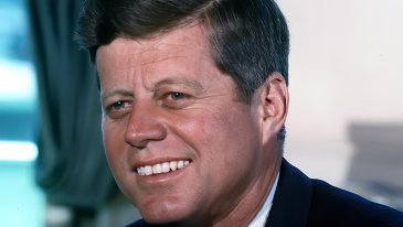 달에 인류를 처음 보낸 존 F 케네디 전 美 대통령