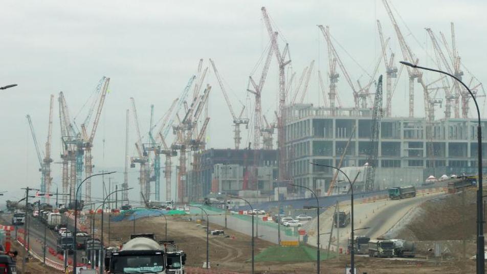 50층 높이 골격 드러낸 첫 공장… 600조 투자 AI반도체 허브로