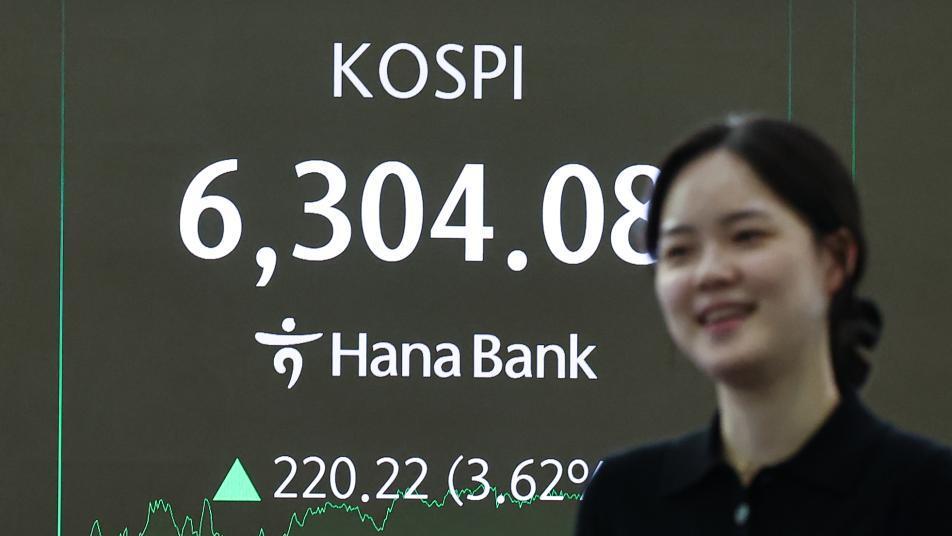 코스피, 사상 최초 6300선 돌파