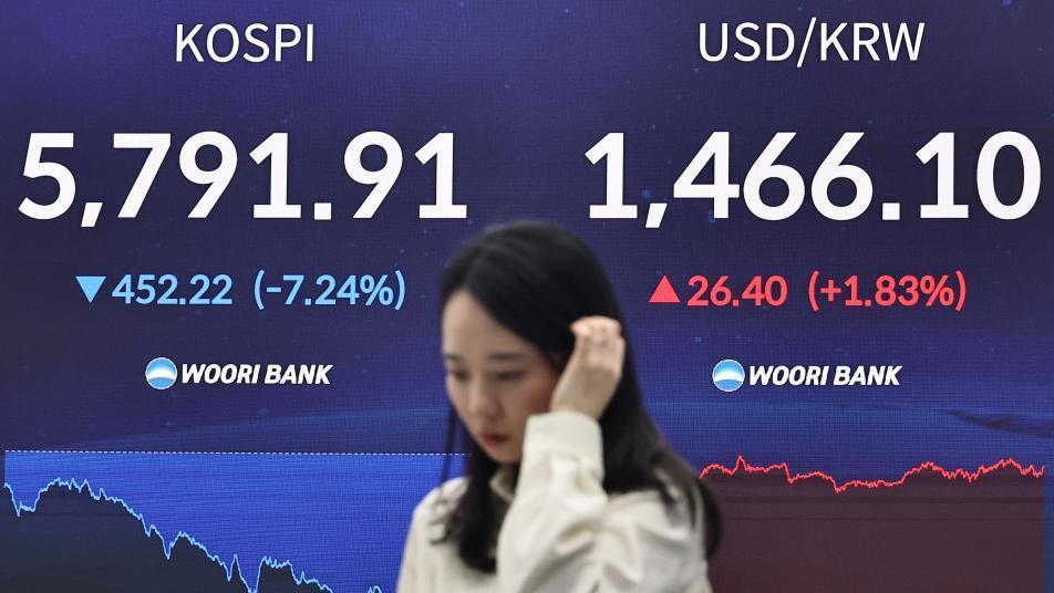 중동發 불확실성에 외국인 5조 ‘패닉셀’… 코스피 낙폭 사상 최대