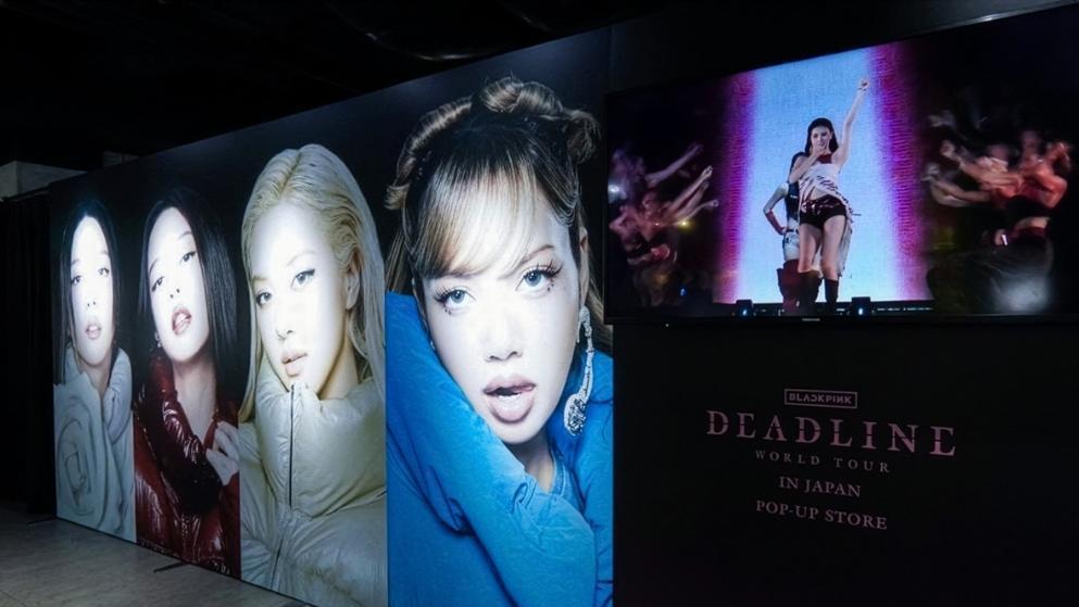 블랙핑크, 日 핑크빛으로 장악…10만 운집 팝업·4대 타워 라이트업