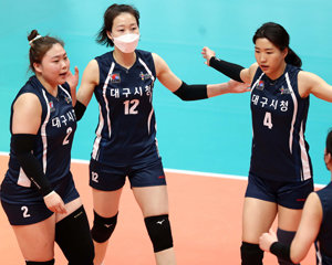 韓 실업배구 최강자 누구?…내일 홍천군서 결승전