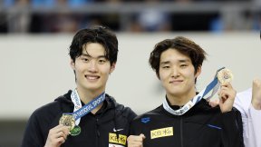 김우민, 황선우와 전국체전 계영 800m 우승…대회 2관왕