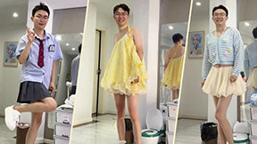 “다리 너무 예뻐”…치마 입고 각선미 과시, 30대 유부남이었다