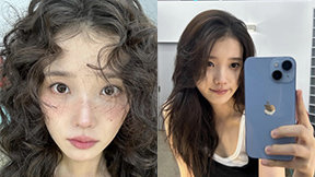 아이유, 민소매에 주근깨까지…팔색조 매력