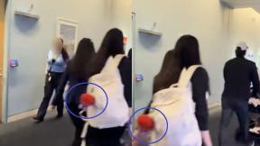 오타니 아내도 ‘아미’?…가방 장식 BTS 뷔 ‘굿즈’ 인듯