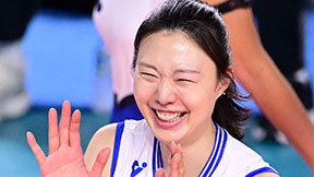 여자배구 현대건설 양효진, V-리그 역대 첫 8000득점 돌파