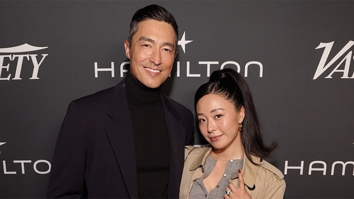 45세 다니엘 헤니, 흰머리로 등장…13세 연하 아내와 투샷