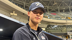 대표팀 데뷔전서 씩씩하게 던진 이호성, 일본도 잠재울까