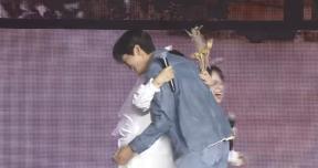 김숙, 웨딩드레스 입고 구본승과 포옹…“오빠 왔잖아”