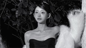 최준희, 뼈 모양 고스란히…검은 드레스 입고 아이돌 미모