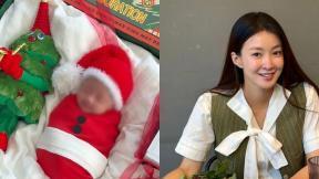 이시영, 신생아 딸이 ‘산타 장식품?’…비판 이어지자 사진 삭제