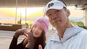 뉴진스 다니엘, 어도어 복귀 선언 후 근황…션과 아침 러닝