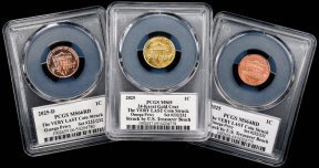 美 마지막 ‘1센트 동전’…232개 세트 총 247억에 낙찰