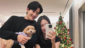 한예슬, ♥10살 연하 남편과 크리스마스 파티 “사랑 가득”