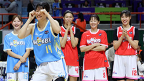 심판 김단비, 선수 위성우에 “얼굴이 반칙” 휘슬