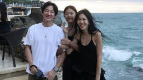 엄태웅♥윤혜진, 발리서 딸 지온과 행복한 3인 가족 완전체…행복한 미소