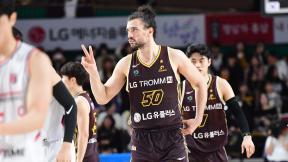 프로농구 1위 LG, 아셈 마레이 활약 앞세워 2위 정관장 꺾고 선두 질주