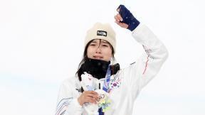 ‘최가온 金’ 펑펑 운 김수철 감독 “무릎도 제대로 못 폈는데”