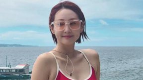 오정연, 빨간 수영복 입고 뽐낸 건강 섹시미…군살 제로 몸매