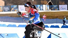 간판 김윤지, 여자 최초 동계 메달 ‘금빛으로’…바이애슬론 12.5㎞ 정상