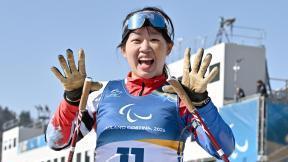 ‘스마일리’ 김윤지, 韓 동계패럴림픽 첫 여성 금메달