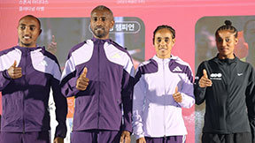 에티오피아 카사예 “2시간3분 통과해 대회 최고기록 깬다”