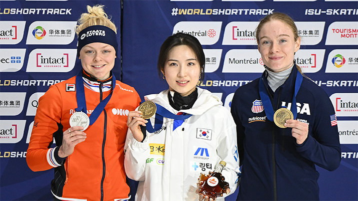 쇼트트랙 김길리, 세계선수권 여자 1500m 압도적 우승…대회 2관왕