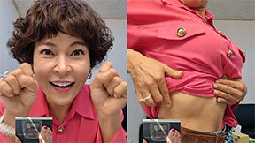 “갈비뼈가 보인다”… 52kg 조혜련, ‘24인치 허리’ 공개