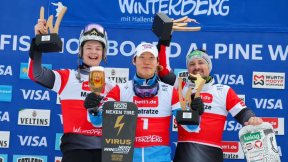 다시 날아오른 ‘배추 보이’ 이상호…스노보드 월드컵 시즌 최종전 우승