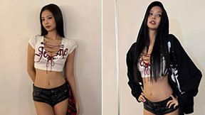 ‘비키니 급 노출 패션’ 제니, 홍콩 홀렸다…섹시 카리스마