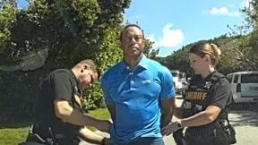 우즈, 약물운전 체포 경찰에 “방금 대통령과 통화”