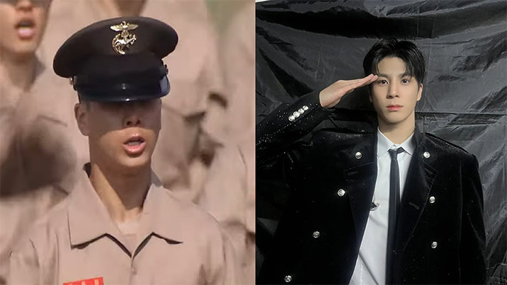 해병대 입대 정동원, 수료식서 검게 탄 얼굴로 “필승”